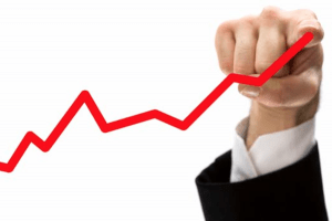 hand drawing reed line to indicate increased results