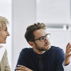 Group of diverse people meeting and brainstorming