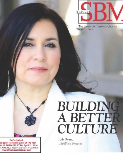 Judy Ryan cover of SBM magazine